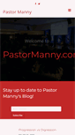 Mobile Screenshot of pastormanny.com